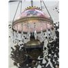 Image 2 : Hanging Hand Painted Kerosene Lamp- Crystals