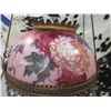 Image 5 : Hanging Hand Painted Kerosene Lamp- Crystals