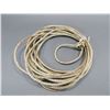 Image 1 : Hand Braided Rawhide Riata- 4 Strand- 47'
