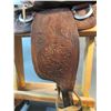 Image 4 : 14" Saddle- Tooled- Rough Sheepskin- Fair Condition
