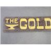 Image 2 : The Golden Anvil Wooden Sign- 79" X 11"