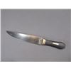 Image 2 : Coffin Handle Bowie Knife- Horseshoe Marked- 10.5" Blade- 5.5" Handle