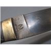 Image 3 : Coffin Handle Bowie Knife- Horseshoe Marked- 10.5" Blade- 5.5" Handle