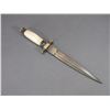 Image 1 : Old Bone Handled Dagger- Blade 7.5"- Handle 5"