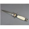 Image 4 : Old Bone Handled Dagger- Blade 7.5"- Handle 5"