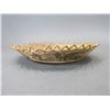 Image 2 : Native American Footed Shallow Basket- Scalloped Edging- Pictorial Figures- Fair Condition- 10" X 1.