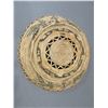 Image 3 : Native American Footed Shallow Basket- Scalloped Edging- Pictorial Figures- Fair Condition- 10" X 1.