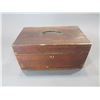 Image 1 : Antique Wooden Ammo Box- Will Hold 120 12ga Shells- Included Is 60 Paper 12ga Shells- 7"H X 13"W X 7