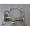 Image 7 : Marked Visalia Stock Saddle Co Bit- Star Steel Silver Humane- Ortega Cheek Halfbreed Mouth- Slobber 