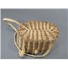 Image 4 : Pine Needle Purse/Basket With Handles- 5.5"H X 9.5"W X 6"D- Good Condition
