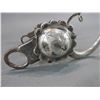 Image 2 : Marked GS Garcia Elko Nev Silver Overlaid Bit- Santa Maria Cheek- Halfbreed Mouth- Rein Chain Swivel