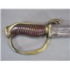 Image 2 : Artillery Sword With 3 Blood Gutters- C. 1863- 23.5" Blade- 4.75" Handle- Fair Condition For Age