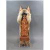 Image 1 : Contemporary Native Doll In Cradle Board- 40" X 10"