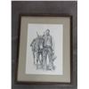 Image 1 : Signed Dan Greytak Pencil Drawing- MT Artist- 186/200- MT Governor Ted Schwindeon- 18.5" X 14.5"