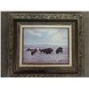 Image 1 : Signed LA Huffman Photo © 1973- "Buffalo Grazing 1880"- Coffrins- 21.5" X 18.5"