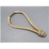 Image 1 : Hand Braided Rawhide Bosal- 15" X 7.5"