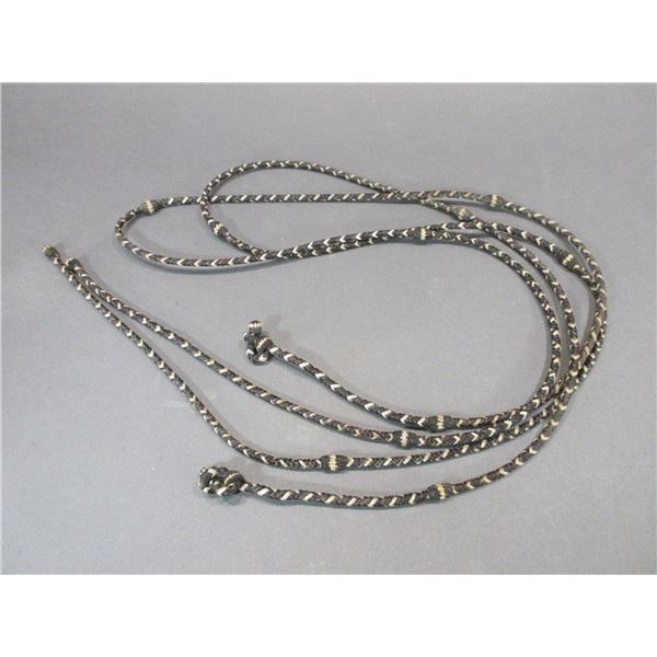 Round Horsehair Reins From Deer Lodge Prison- Almost 7' Long- Unused