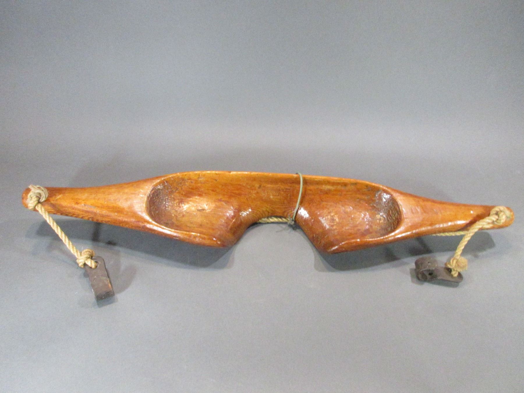 Human Yoke From Mexico For Carrying Heavy Buckets 38"