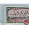Image 2 : CHOICE - SEQUENTIAL BILLS : Canada $1000 Bill 1954 : Lawson/Bouey #AK0617908 (See Pics for Serial Nu