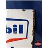 Image 2 : "Mobil Regular" Single Sided Enamel Sign (12"H x 14"W) (See Pics!)