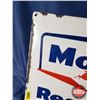 Image 3 : "Mobil Regular" Single Sided Enamel Sign (12"H x 14"W) (See Pics!)