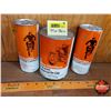 Image 1 : Harley Davidson Oil Tin (Trio) (Full) (1 Quart & 2 Pints) (See Pics!)