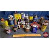 Image 1 : Tray Lot: Assorted Shop & Household Tins (Incl: Tire Repair Kits) (See Pics!)