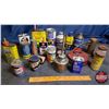 Image 1 : Tray Lot: Assorted Shop & Household Tins (Incl: Tire Repair Kits) (See Pics!)