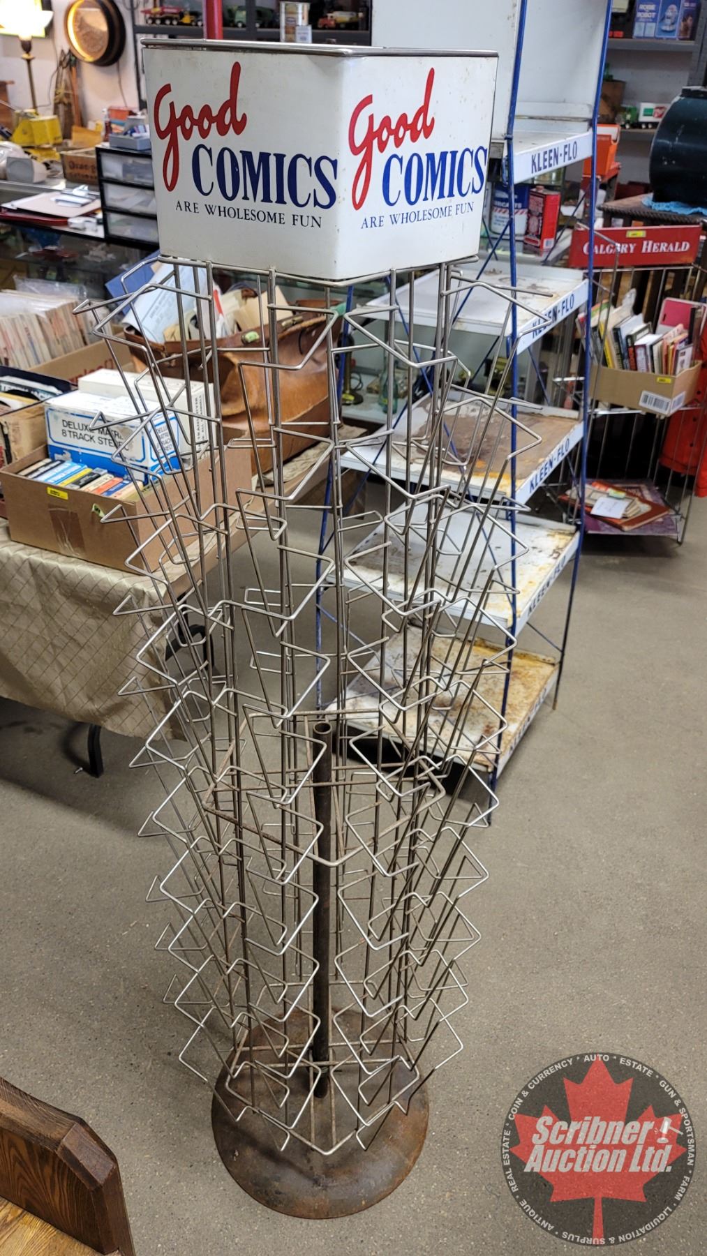 Rotating Comic Book Stand