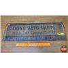 Image 1 : Double Sided Tin Sign "Don's Auto Parts" (8"H x 24"W) (See Pics!)