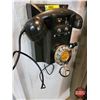 Image 2 : Rotary Wall Phone (Black) w/Instructions & Head Set (See Pics!)