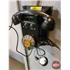 Image 3 : Rotary Wall Phone (Black) w/Instructions & Head Set (See Pics!)