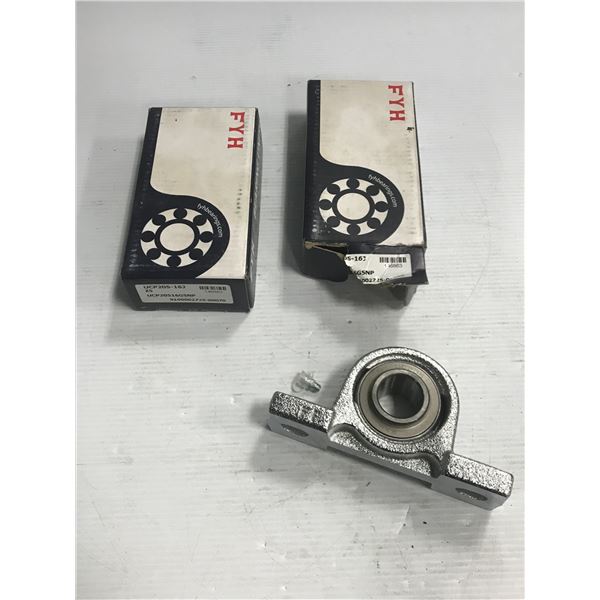 Lot of (2) FYH #UCP20516G5NP Bearings