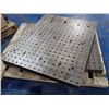 Image 2 : Lot of (2) 32" x 40" Drilled / Tapped Plates