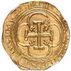 Image 2 : Segovia, Spain, gold 1 escudo, Charles-Joanna, assayer A above ringlet to left, mintmark aqueduct be