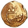 Image 1 : Seville, Spain, gold cob 2 escudos, 1595 date to right, assayer B below mintmark S and denomination 