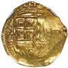 Image 1 : Seville, Spain, gold cob 2 escudos, Philip II, assayer B below mintmark S and denomination II to lef