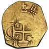Image 2 : Seville, Spain, gold cob 2 escudos, Philip II or III, assayer B below mintmark S to left, denominati