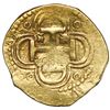 Image 2 : Seville, Spain, gold cob 2 escudos, Philip II or III, assayer B below mintmark S to left, denominati
