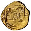 Image 1 : Seville, Spain, gold cob 2 escudos, Philip III, assayer B, NGC AU 55.
