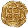 Image 2 : Seville, Spain, gold cob 2 escudos, Philip IV, assayer R, NGC MS 64, finest known in NGC census.