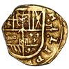 Image 1 : Seville, Spain, gold cob 2 escudos, Philip IV, assayer not visible.