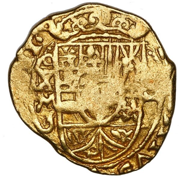 Mexico City, Mexico, gold cob 1 escudo, 1711 J, crosslet cross, NGC AU 53 (1715 Fleet Shipwreck Labe