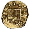Image 1 : Cartagena, Colombia, gold cob 2 escudos, Philip IV, assayer E above mintmark C to right, dots inside