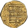 Image 1 : Bogota, Colombia, gold cob 2 escudos, Philip IV, assayer not visible (R to right, 1650s), NGC AU 55.