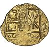 Image 1 : Bogota, Colombia, gold cob 2 escudos, Charles II posthumous, 1703, assayer ARCE, rare, NGC MS 63, ex