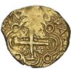 Image 2 : Bogota, Colombia, gold cob 2 escudos, Charles II posthumous, 1703, assayer ARCE, rare, NGC MS 63, ex