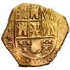 Image 1 : Bogota, Colombia, gold cob 2 escudos, Philip V, 1720, no assayer (Arce), rare.