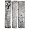 Image 1 : Neatly formed silver ingot, 1962 grams, about 98.5% fine, with stamps of the Amsterdam chamber of th