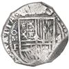 Image 1 : Mexico City, Mexico, cob 4 reales, Philip III, assayer F, Grade 1.